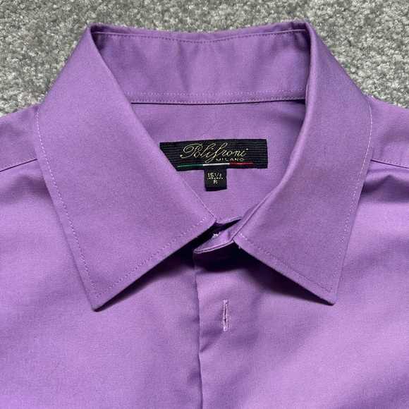 Men's Purple Dress Shirt and tie set - Picture 4 of 8